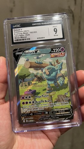 Golurk V graded CGC 9 for sale on eBay