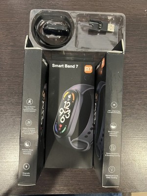 M7 Smart Band 7, Fitness Activity Tracker Watch - Black