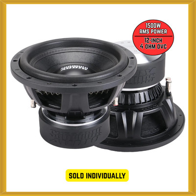 Sundown Audio SA-Series v.3 12-inch 1500W RMS Power Dual 4 Ohm Voice Coils (NEW)