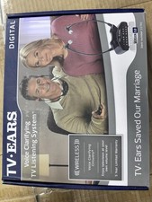 TV Ears Digital Wireless Headset System Seniors Hearing Aid Audio Device Model 1