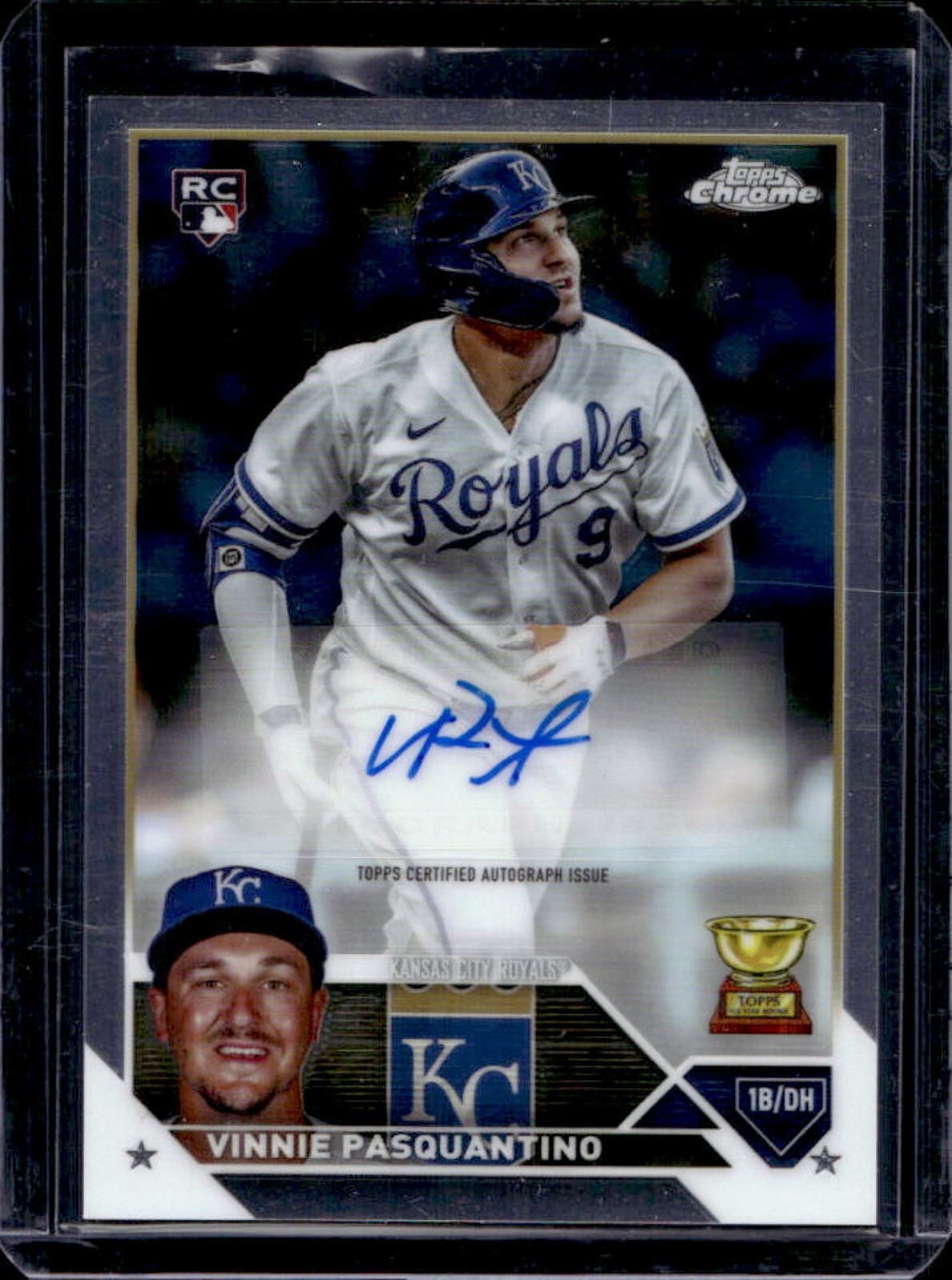 2023 Topps Chrome Update Vinnie Pasquantino Auto RC Rookie #AC-VP Royals