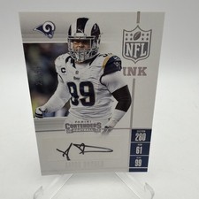 2017 Panini Contenders NFL INK AUTO #’d/99 Aaron Donald Rams HOF 