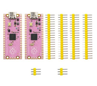 2 PCS Raspberry Pi Pico with 40P Pins Type C Port Based on RP2040 Chip | Dual...