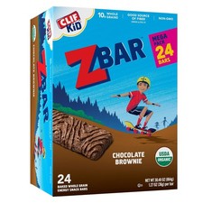 Chocolate Brownie Soft Baked Snack Bars Non-GMO Organic 10g Grains 24 Pack