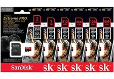 SanDisk Extreme Pro microSDHC 32GB 64GB 128GB 256GB 512GB 1TB 2TB microSDXC LOT