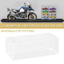 100X For 1:64 Scale Model Car Display Box Transparent Storage Holder 30 40 82mm