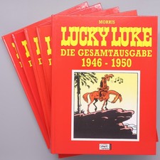 LUCKY LUKE GESAMTAUSGABE Nr. 1-28 Auswahl HC Western Humor Comic Album Ehapa