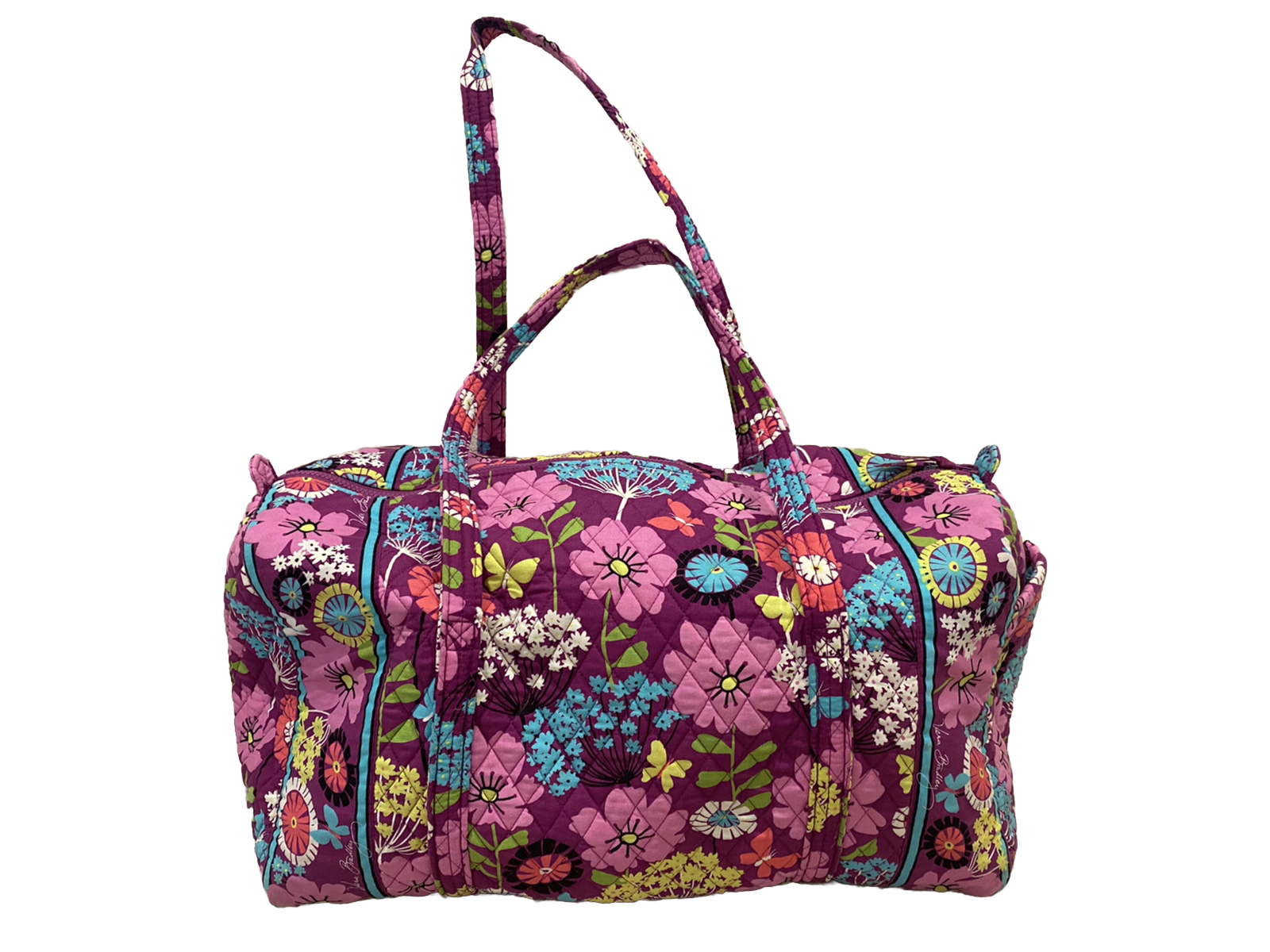 Vera Bradley Flutterby Large Duffle Bag Gem