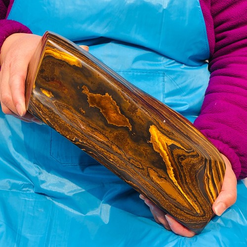 14.47LB Natural tiger's-eye rough raw stone rock specimrn Madagascar polish 94 - Picture 12 of 18