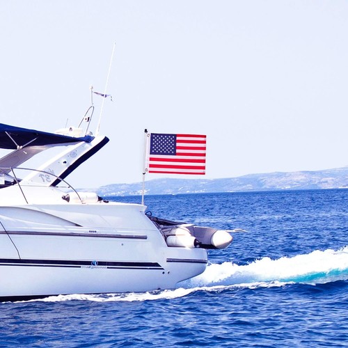 HOOSUN American Flag 12.5" x 18" Small American Flag For Boats,4th Of July De... - Picture 7 of 7