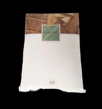 NEW Cobblestone 60 x 84 Oblong Shape Textured White Tablecloth