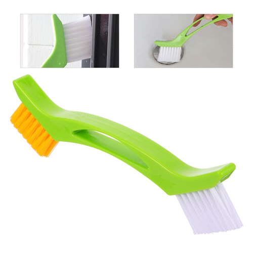 2 Pcs Cleaning Supplies Nylon Bristle Scrub Brush Bathroom Tile Grout Cleaner
