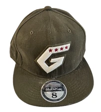 Stall & Dean Mens G Fitted Hat Cap Size 8 True Vintage Authentic Style Patch