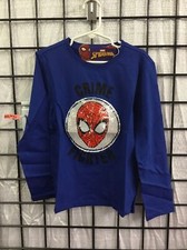 Marvel Kids Spider-Man Long Sleeve T-shirt Size 6-7