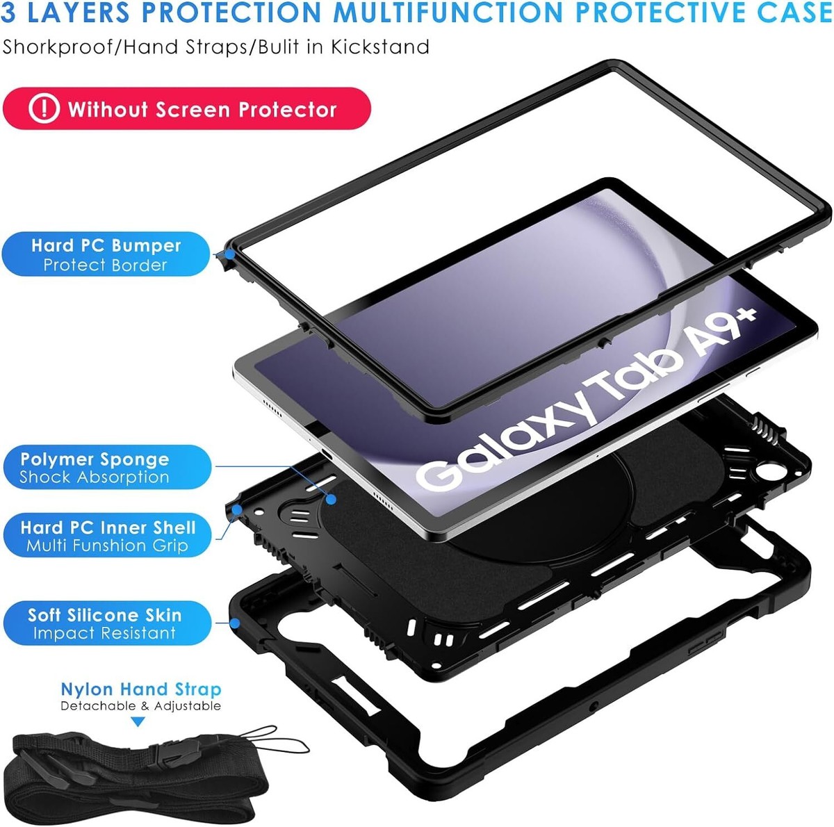 Rugged Case Samsung Galaxy Tab S6 Lite Waterproof Case For Samsung