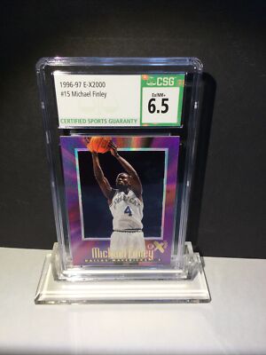 1996-97 E-X2000 Michael Finley CSG 6.5 Ex/nm+ Dallas