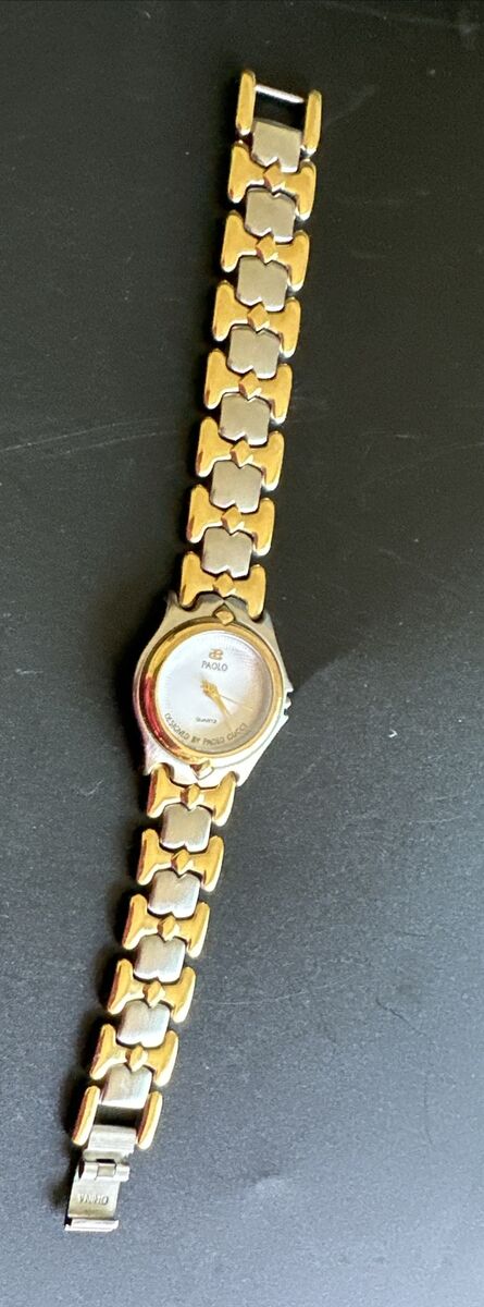 Paolo Designed by Paolo Gucci 790TS Two-Tone Quartz Watch Paolo Designed by Paolo Gucci 790TS Two-Tone Quartz Watch