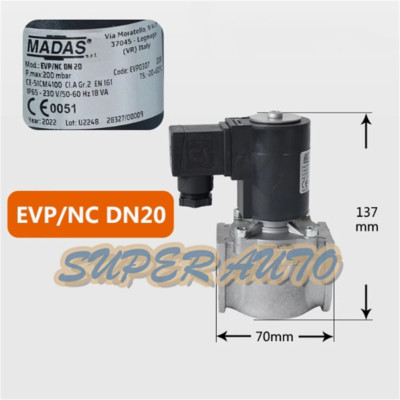 1Pcs New Solenoid valve EVP/NC DN20