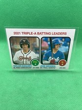 Jose Miranda / Taylor Kohlwey 2022 Topps Heritage Minor League 66 Batting LDRs