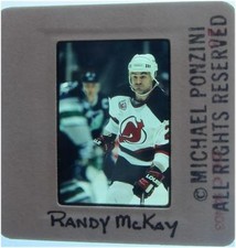 RANDY McKAY NEW JERSEY DEVILS Detroit Red Wings Canadiens ORIGINAL SLIDE 24