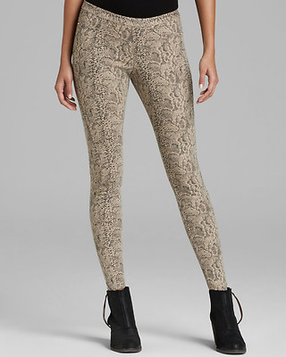 HUE Women's Legging Python Print Stretch Jeans Leggings