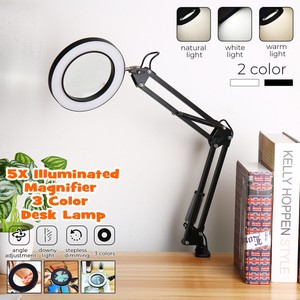 5X Magnifying Lamp Daylight Magnifier Lens Desk Table Task ...