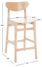 Safavieh THAXTON COUNTER STOOL, Reduced Price 2172739607 BST1501A