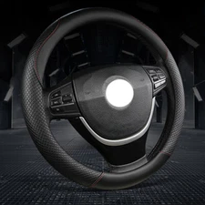 For TOYOTA 15" Microfiber Leather Steering Wheel Cover Anti slip Car Accessories