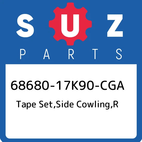.TAPE SET,SIDE COWLING,R (BLA K,GRAY) *{BODY COLOR:CB8}*