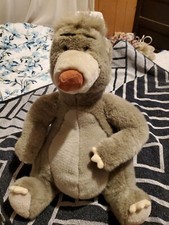 Disney The Jungle Book Baloo the Bear Large 15 Inch Stuffed Plush Pre-owned
