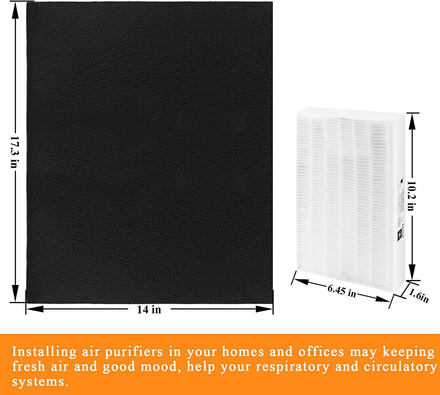 HPA300 HEPA Filter Replacement for Honeywell HPA300 Series Air