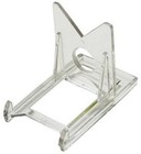 Box / 20 - 2 Piece Baseball Trading Card Holder Adjustable Clear Display Stands