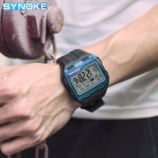 Fashion Men's Sport Digital Watch Military LED Backlight Wristwatch Waterproof