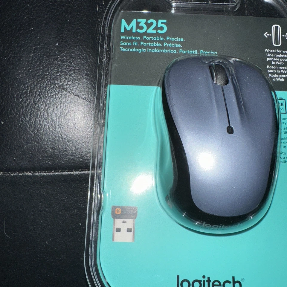 Logitech Compact Wireless M325 Mouse (Silver)BRAND NEW - Image 4 of 4