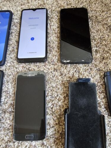 Lot Of 8 TMobile Phones Verizon/Metro/AT&T For Parts/Repair 32GB 128GB - Picture 3 of 8