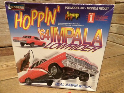 Vintage Lindberg HOPPING '64 IMPALA Lowrider Hopping Radio Control