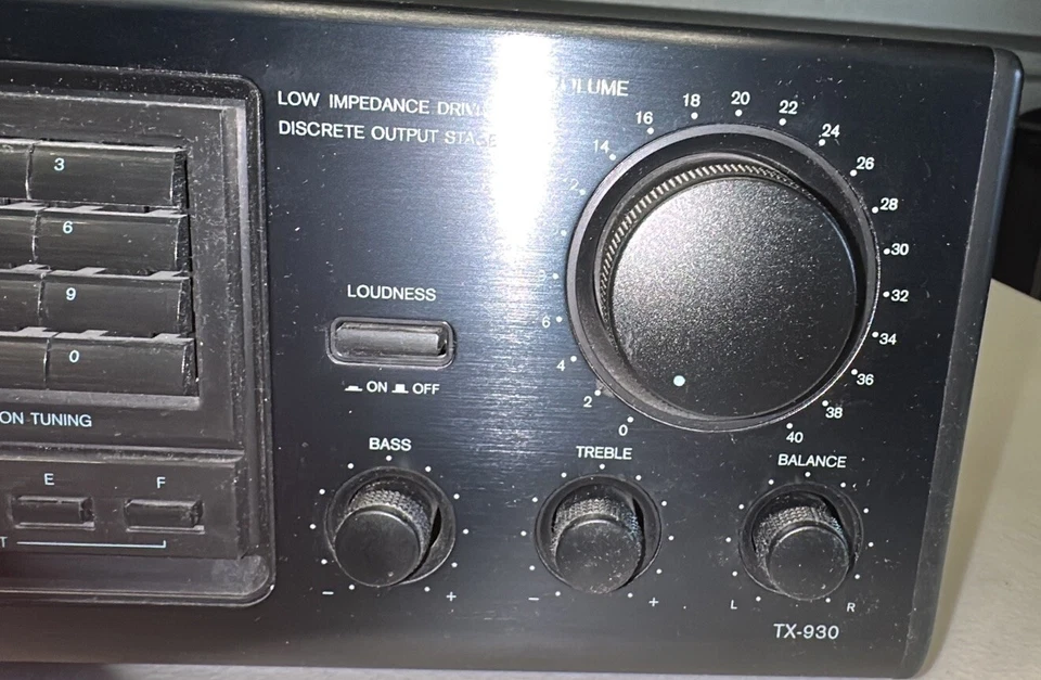 Vintage Onkyo R1 TX-930 Quartz Synthesized AM/FM Tuner Receiver/Verstärker - ohne Fernbedienung - Bild 4 von 4