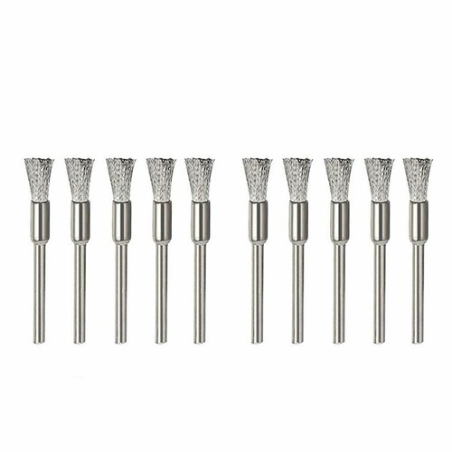 10-50X für Dremel Rotationswerkzeug Draht Stahl Rad Schüssel Stift Polieren Mix Pinsel Set - Bild 5 von 10