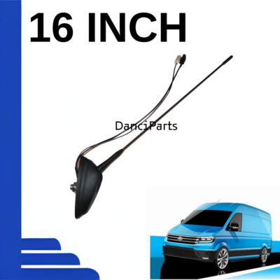 16'' Black Replacement Antenna Mast AM/FM For Volkswagen Crafter 2017