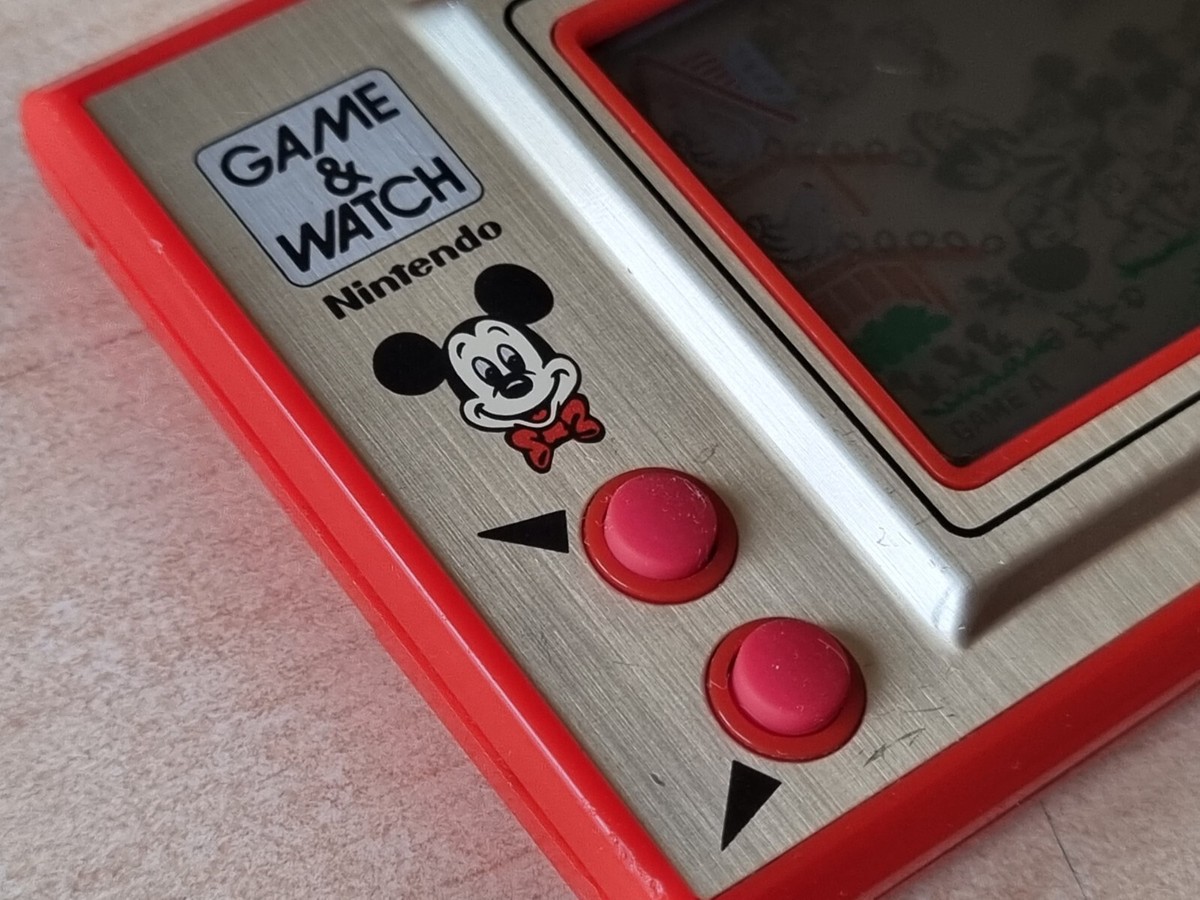 NINTENDO GAME & WATCH : MICKEY MOUSE ( MC-25 ) WIDESCREEN 1981