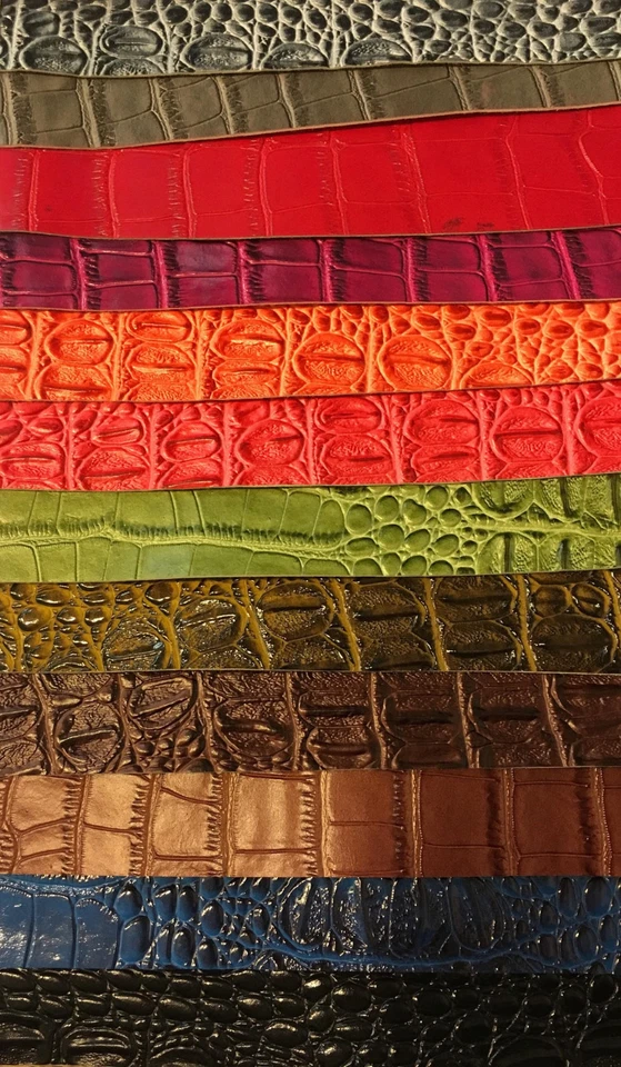 BIG NILE CROCODILE 3D textura estofamento couro sintético tecido vinil JARDIM - Imagem 2 de 4