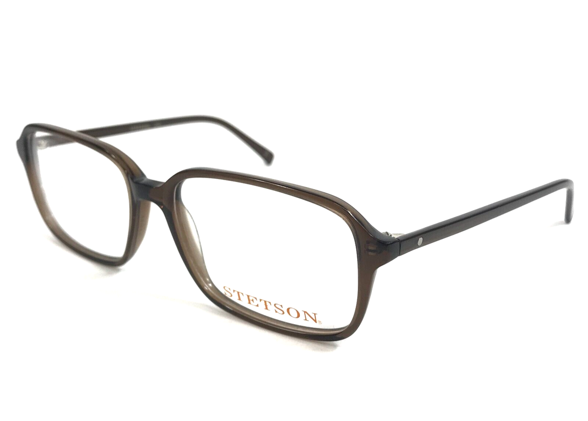 Stetson Eyeglasses Frames ZYLOWARE 310 183 Brown Rectangle