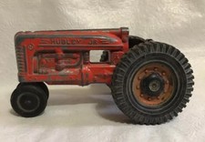 VTG HUBLEY Jr. Kiddie Toy 7" Narrow Front End Red Farm Tractor AS IS USA Made