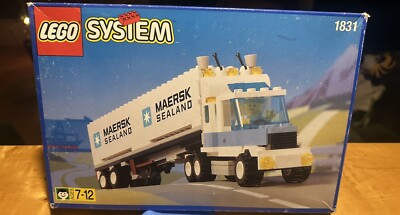 Lego Town Classic Town CARGO 1831 Maersk Sealand Container Lorry 
