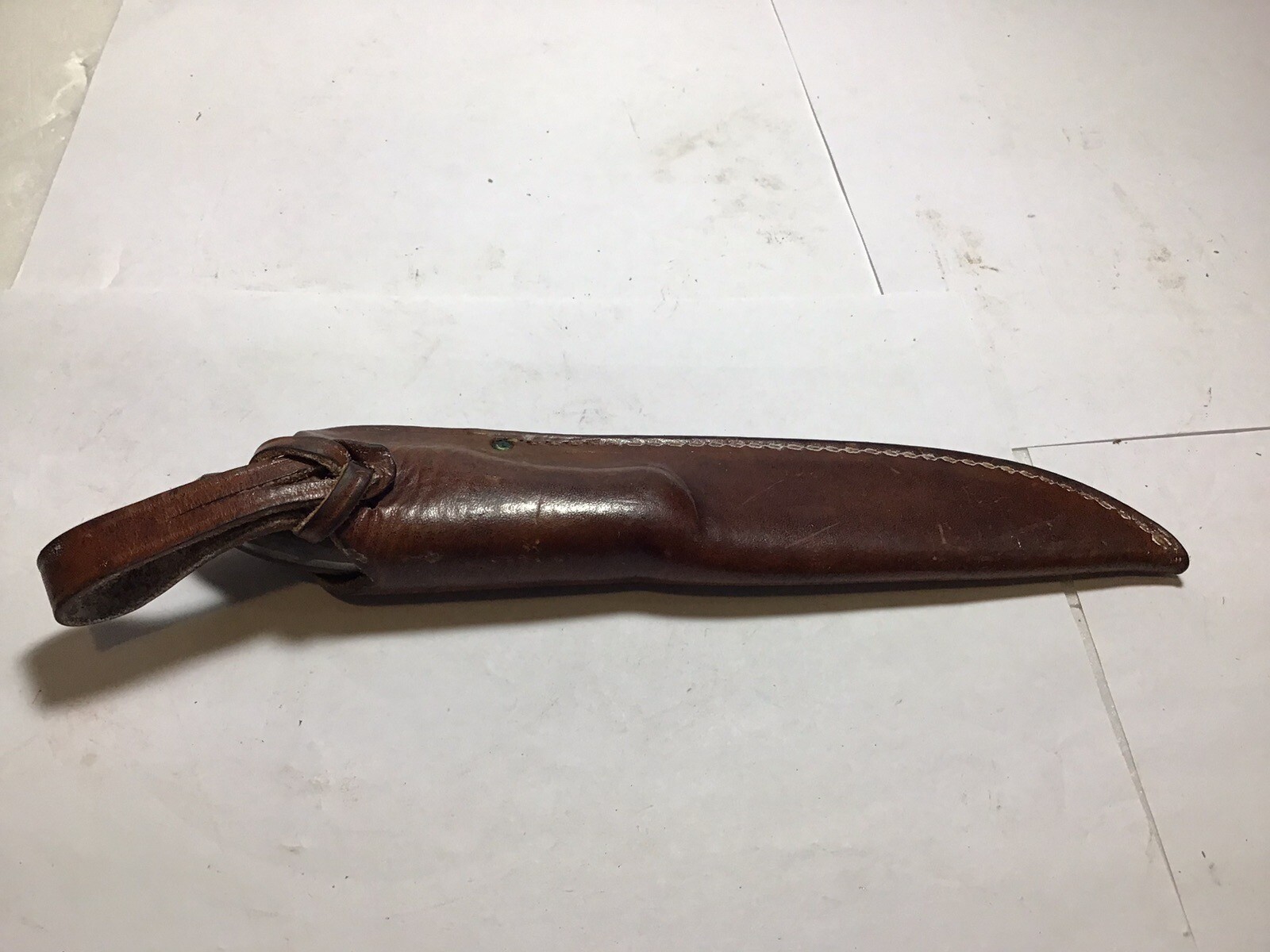 Vintage Russell Belt Knife Canada with leather sheath. eBay