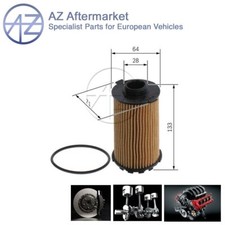 Fits Porsche 718 Boxster 2016-2024 2.0 2.5 4.0 + Other Models AZ Oil Filter