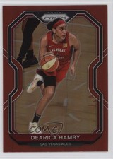 2021 Panini Prizm WNBA Red Prizm /299 Dearica Hamby #43 1jb0