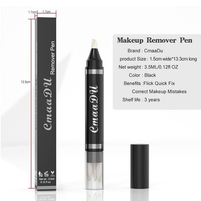 CmaaDu Make-up Entferner Stift für Eyeliner für Mascara Brauen und Lippen Ausb