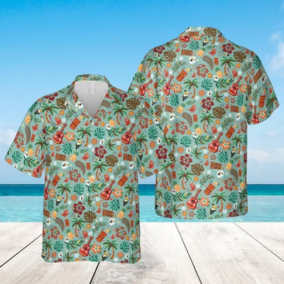 Hawaiian Shirt Beach Aloha Summer Men Women Vacation