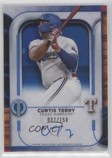 2022 Topps Tribute Tribute Auto Blue 37/150 Curtis Terry #TA-CUT Auto 2f9